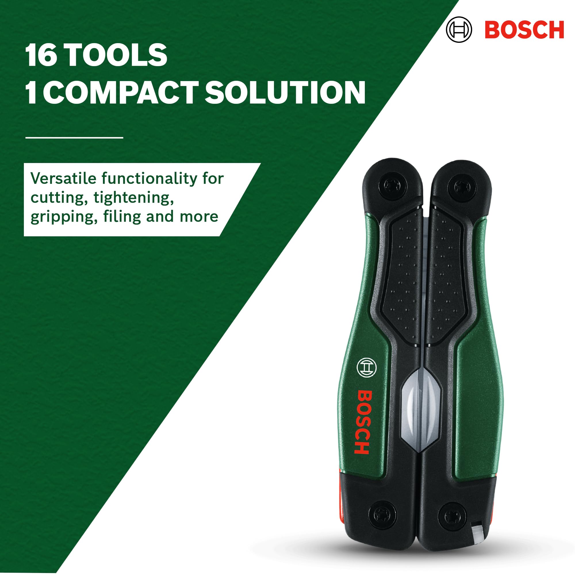 Bosch Multiutensile 16 in 1 acciaio inox custodia