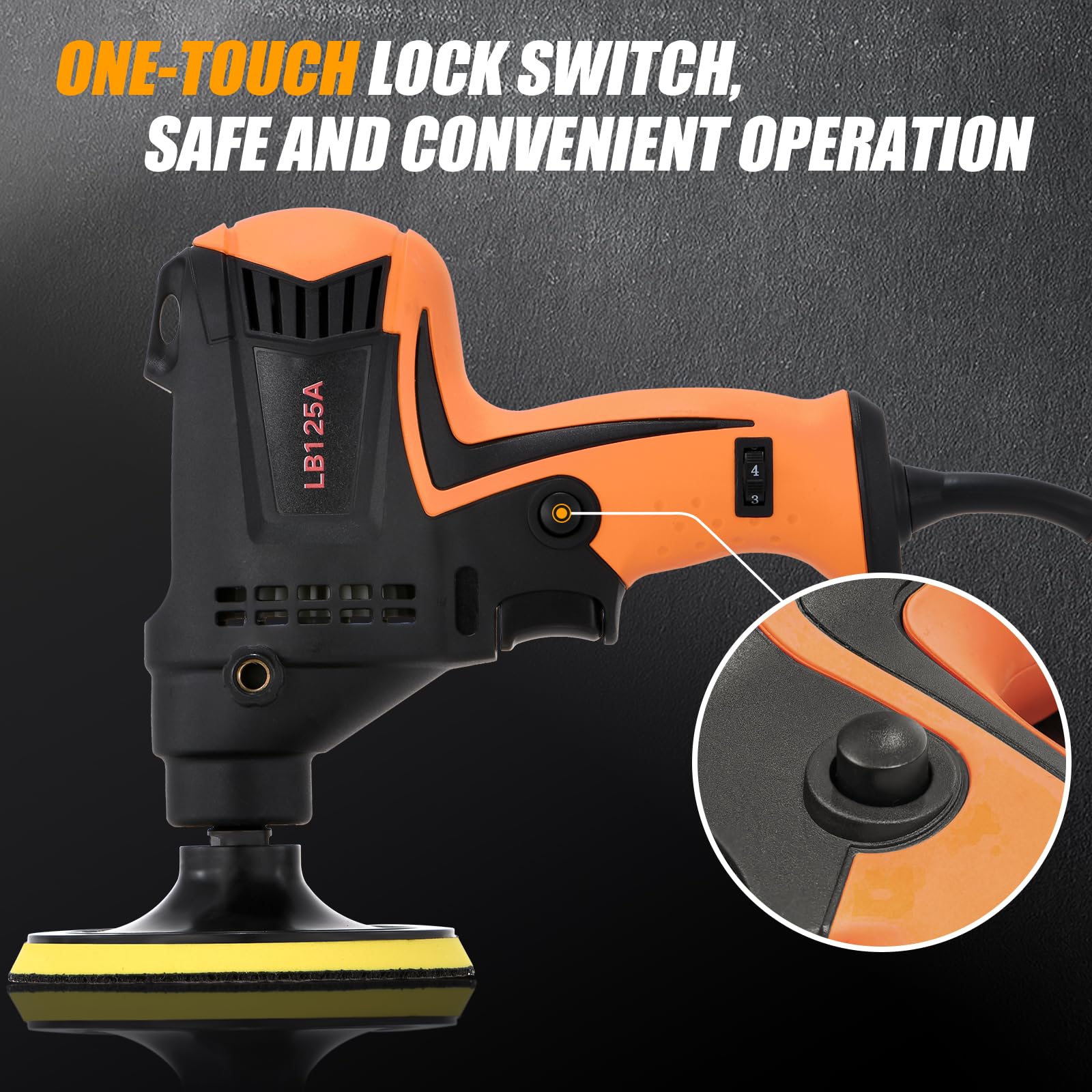 Weytoll Lucidatrice auto elettrica 980W 6 velocità