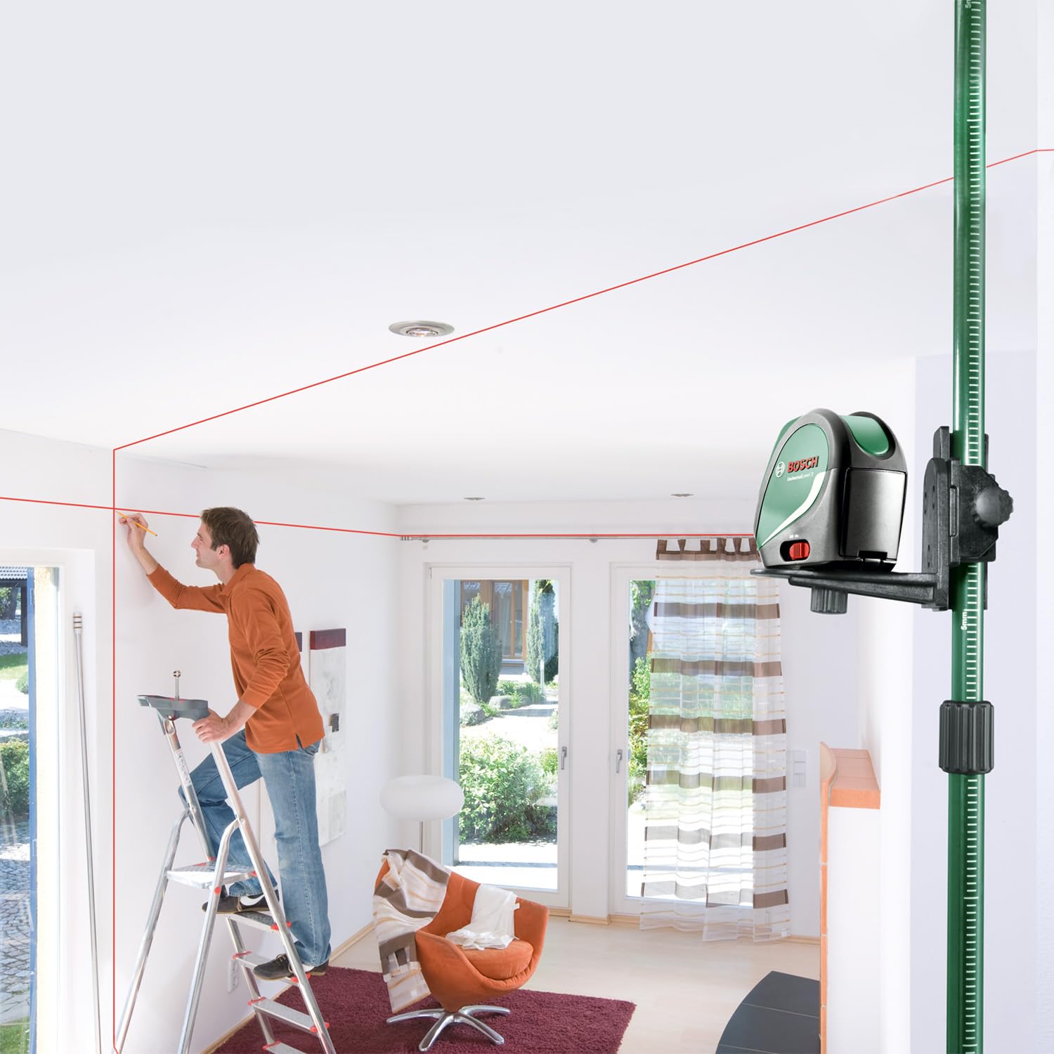 Bosch TP 320 Asta Telescopica 106-320 cm per Laser