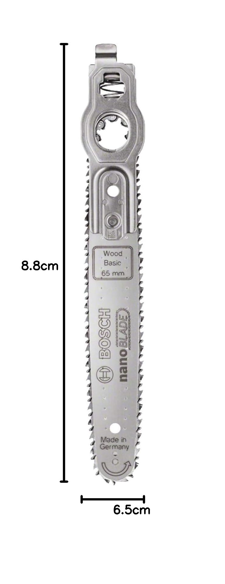 Bosch NanoBlade Wood Basic 65 microlama legno 65 mm