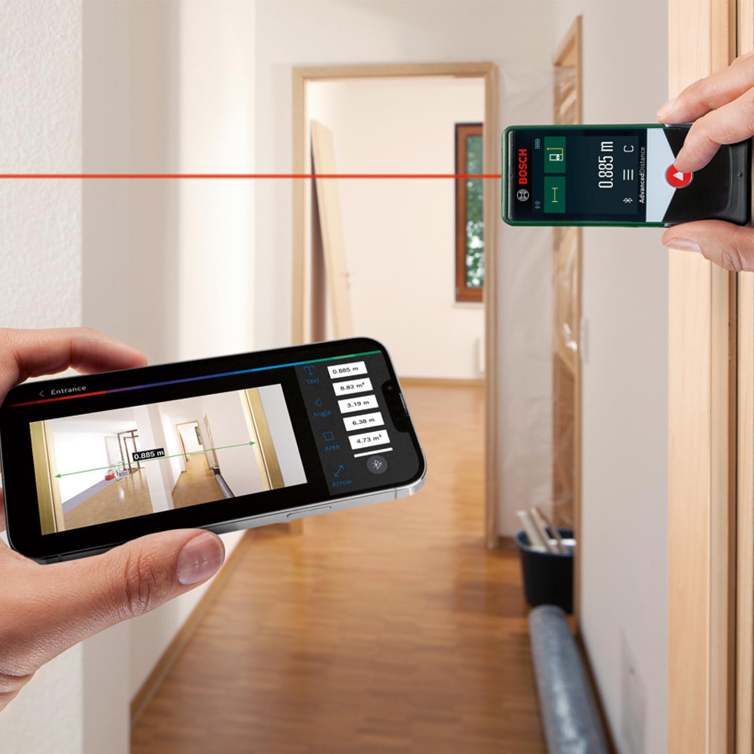 Bosch AdvancedDistance 50C Distanziometro Laser 50 m