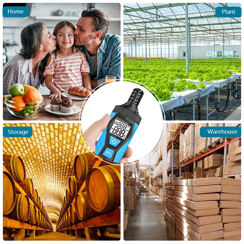 Tilswall Termoigrometro Digitale Misuratore Temperatura Umidità 2in1