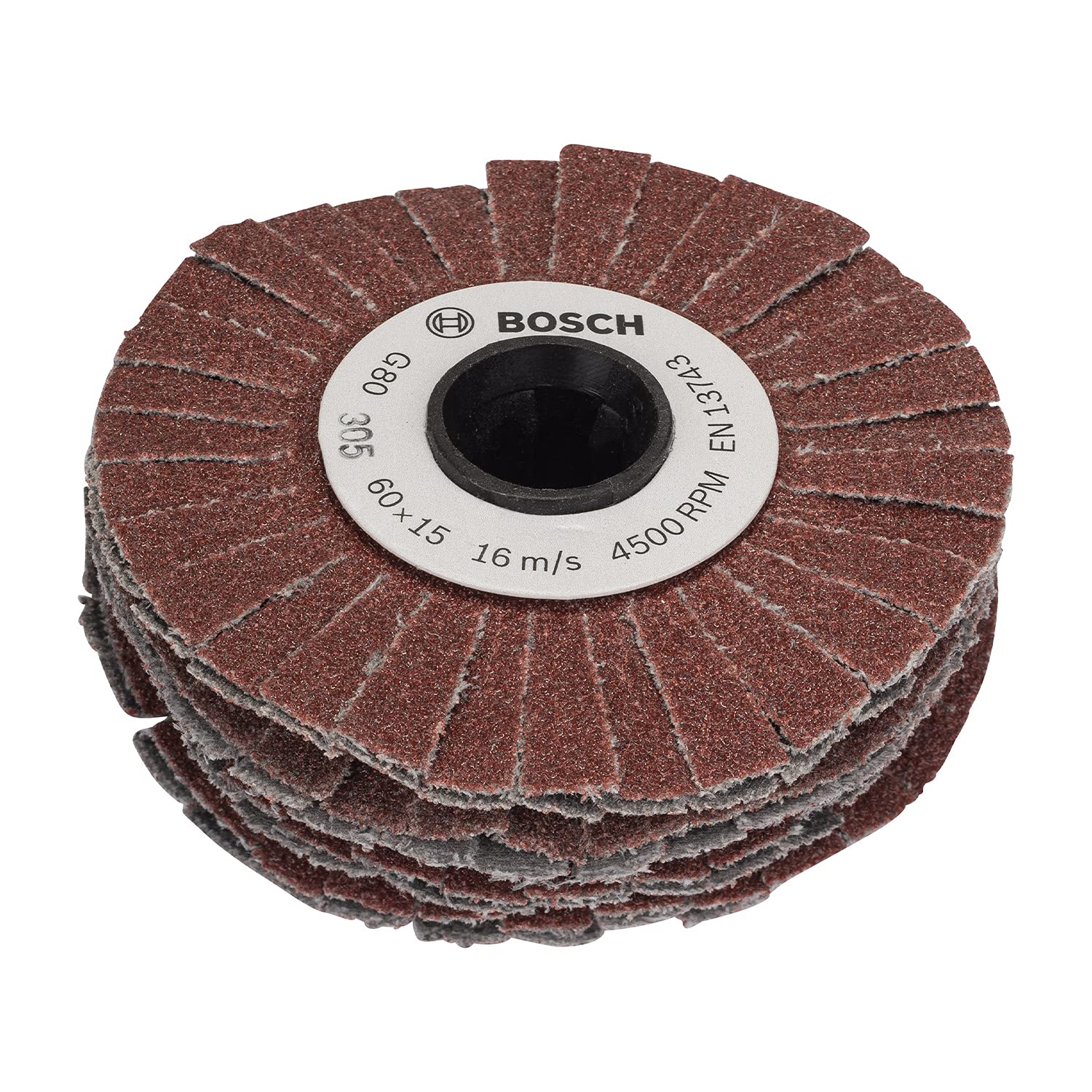 Bosch Rullo abrasivo flessibile 15 mm grana 120 sottile