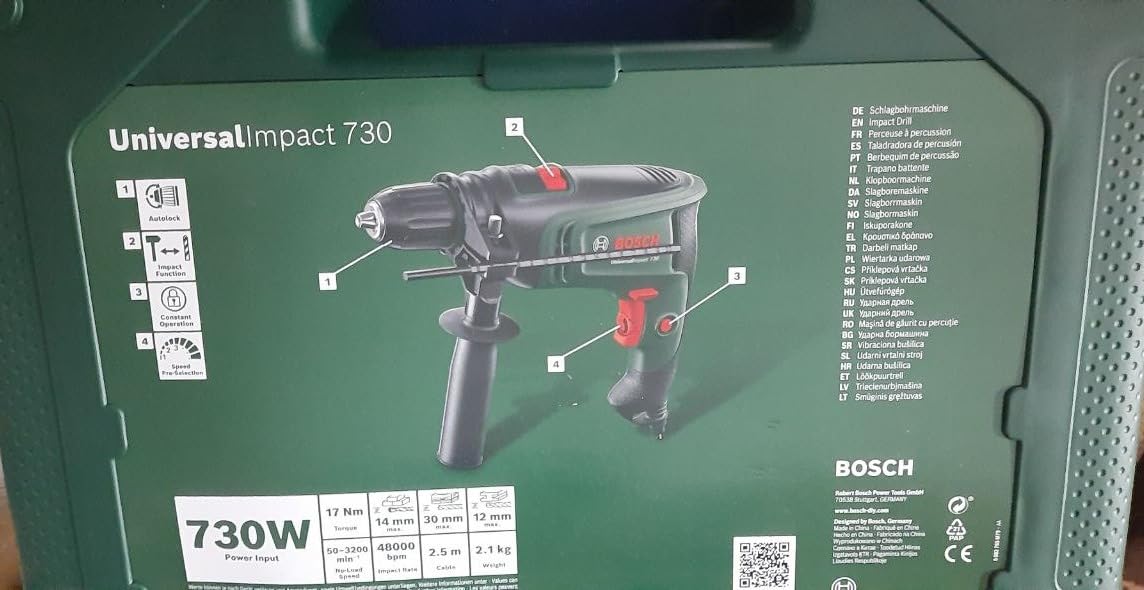 Bosch UniversalImpact 730 trapano battente valigetta