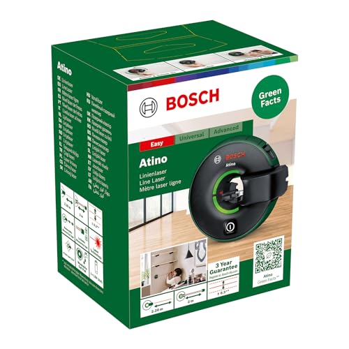 Bosch Atino 2a Gen. livella laser linee 2,2 m con metro