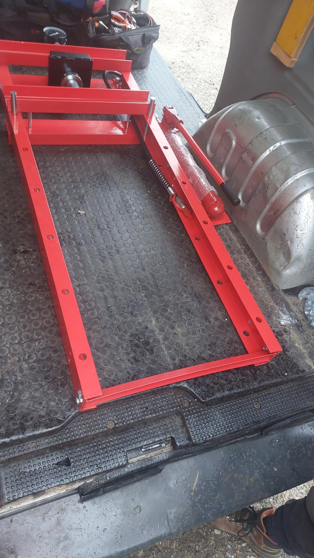 Wiltec pressa idraulica officina 12t con manometro