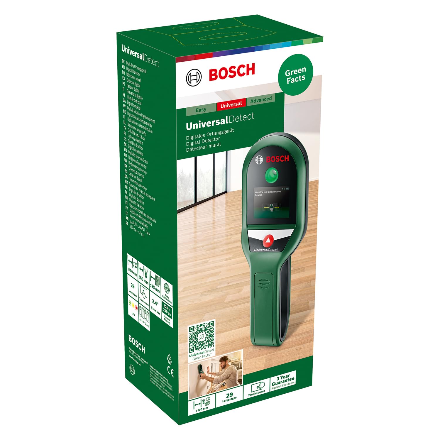Bosch UniversalDetect Rilevatore Muri Legno Metallo Cavi