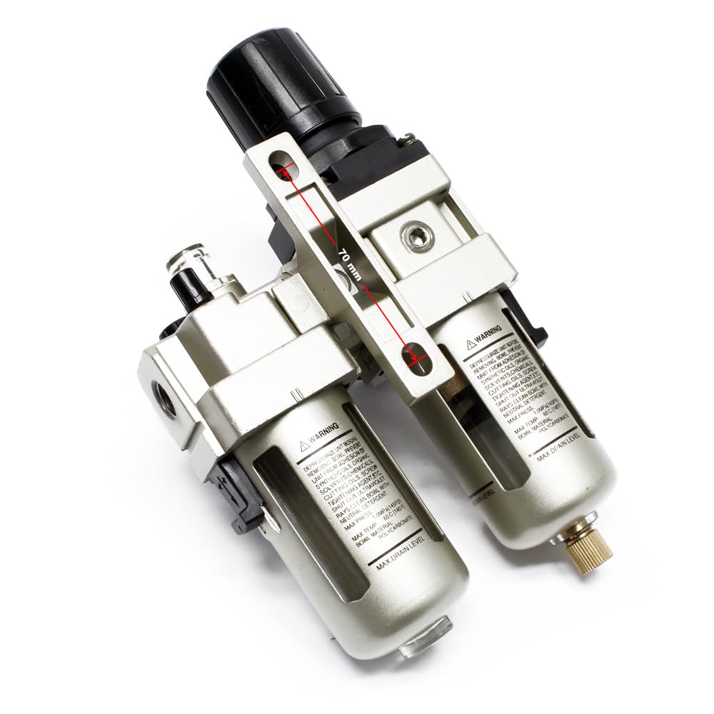 Wiltec Unità Manutenzione Aria Compressa Filtro 1/4" 10 bar