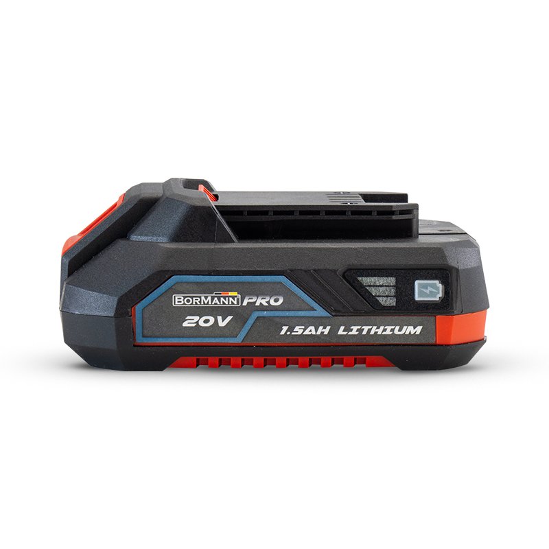 Bormann Pro Batteria 20V 1,5Ah Li-Ion con Indicatore LED