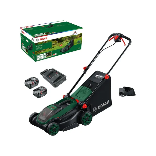 Bosch ROTAK18V2-38 rasaerba batteria 38 cm 2x4Ah