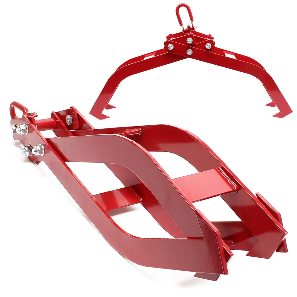 Wiltec Pinza Forestale Tronchi 850 mm 1500 kg Rossa