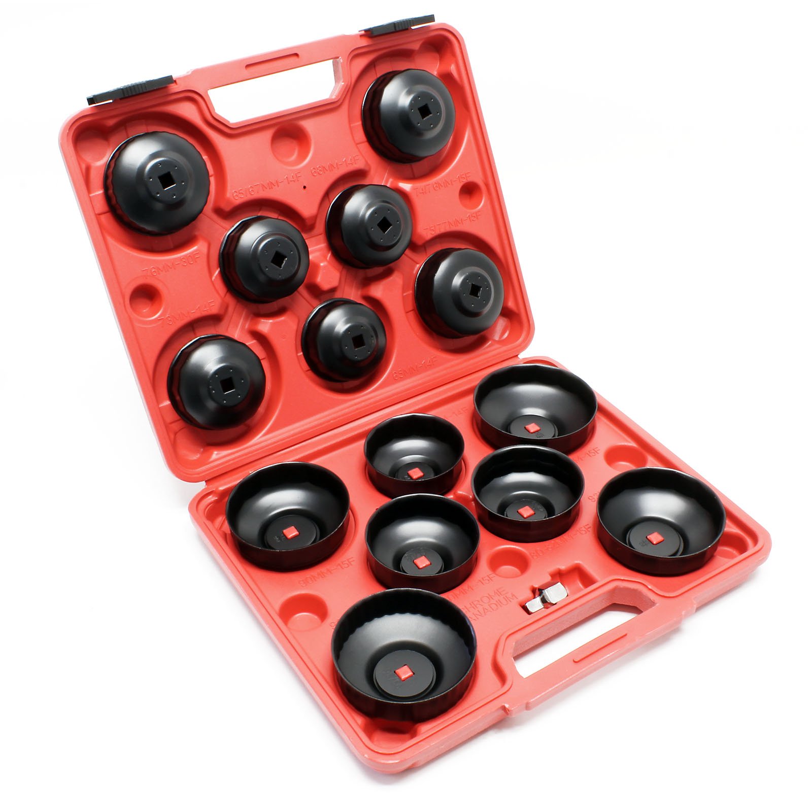 Wiltec Set Chiavi a Tazza Filtro Olio 29 Pezzi