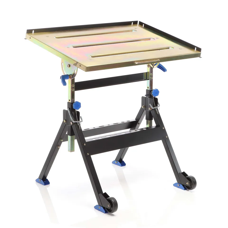 XPOtool Banco Saldatura Pieghevole 150 kg 760x510 mm Inclinabile