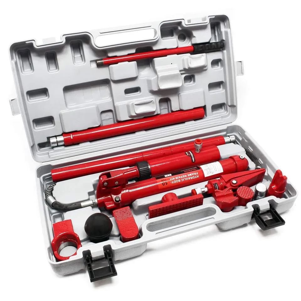Wiltec Kit Idraulico Carrozzeria 10 t con Valigetta Accessori