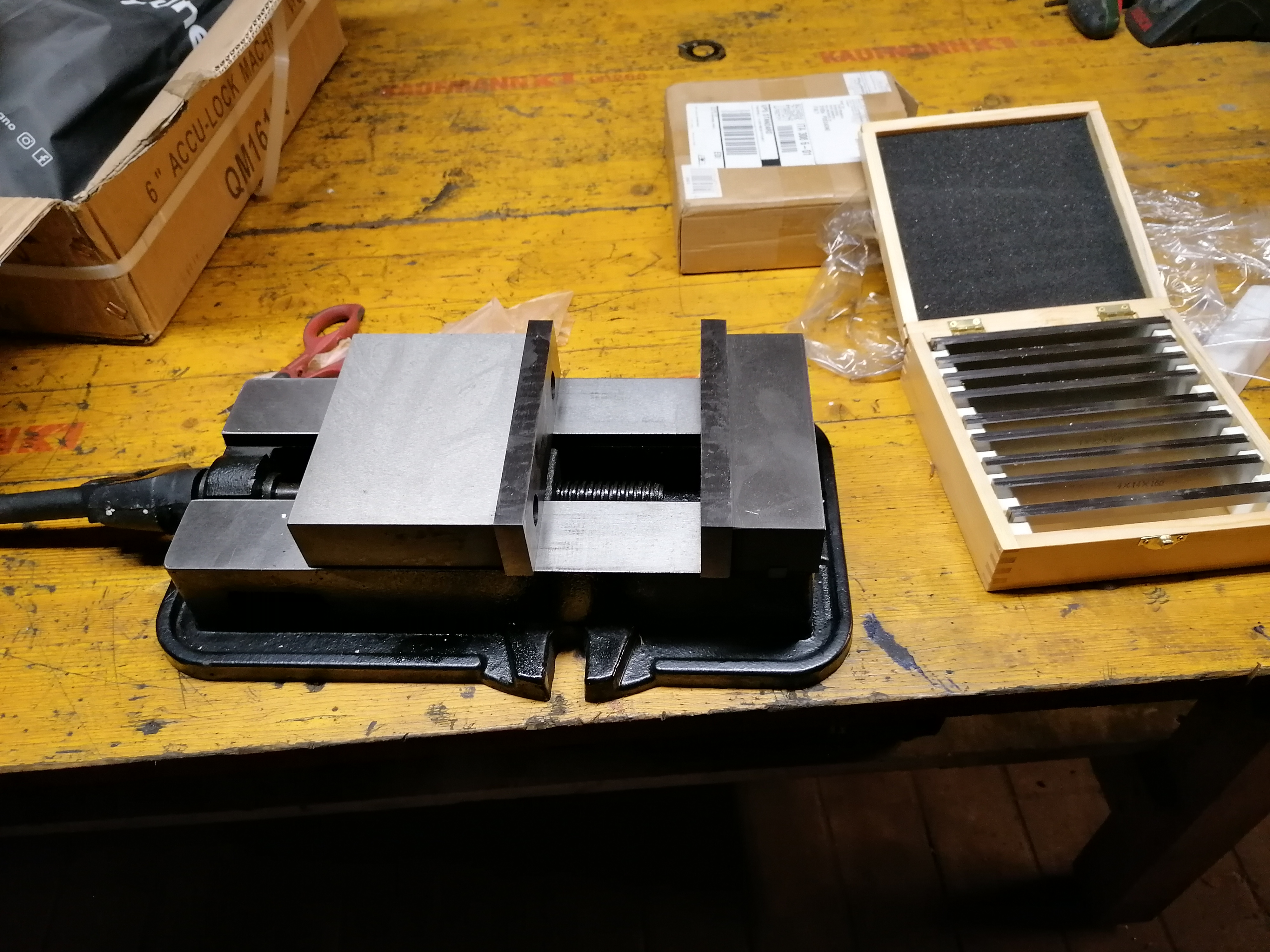 Wiltec set barre parallele 100mm 18 pezzi acciaio