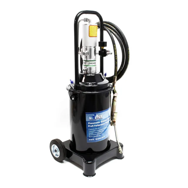 Wiltec Ingrassatore aria compressa 12L carrellato professionale