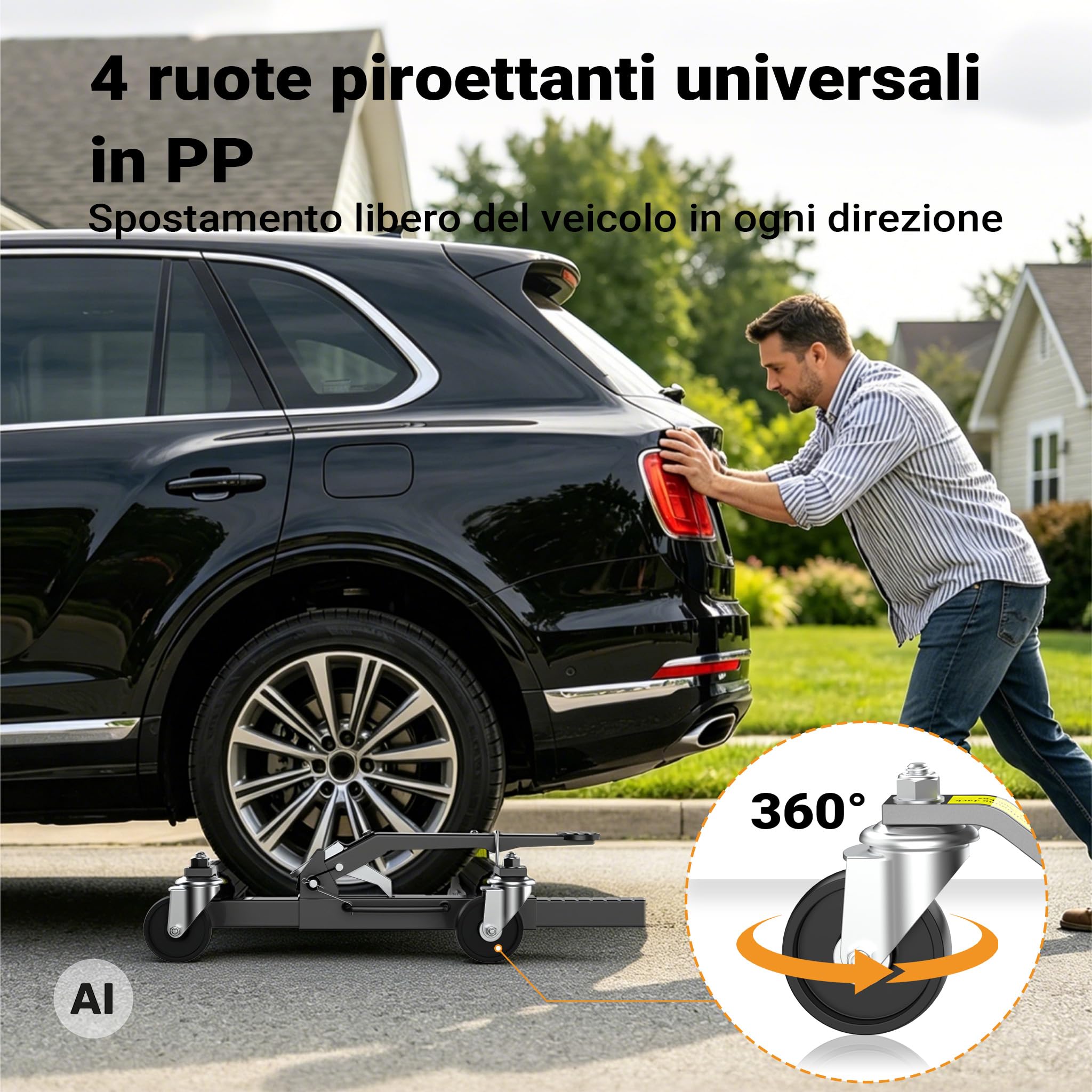 Wiltec XPOtool martinetti manovra auto set 2pz 566 kg