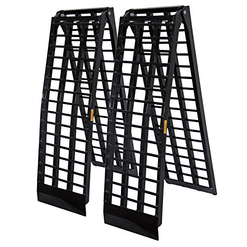 Wiltec Rampe carico pieghevoli alluminio 274 cm 680 kg 2 pz