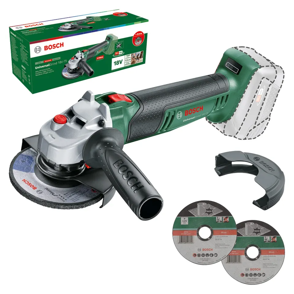 Bosch UniversalGrind 18V-75 smerigliatrice 115/125 mm