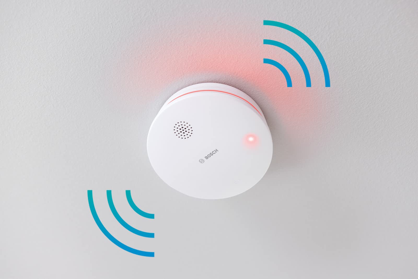 Bosch Smart Home Rilevatore di Fumo II set 3 pezzi con app