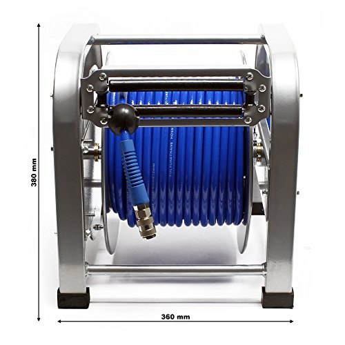 Wiltec Avvolgitubo Automatico 30 m tubo aria 12 bar