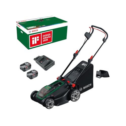 Bosch Rotak 18V2-43 rasaerba batteria 2x4.0Ah brushless