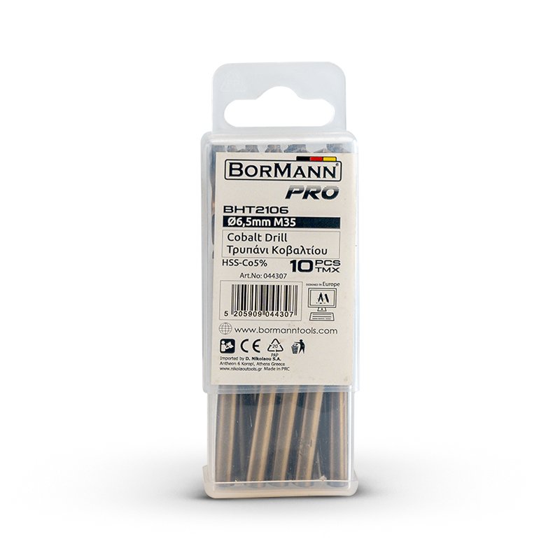 Bormann Punta HSS-Co 6,5mm Cobalto M35
