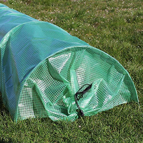 Wiltec Serra Tunnel 300x65x45 cm con Telo PE 130 g/m²