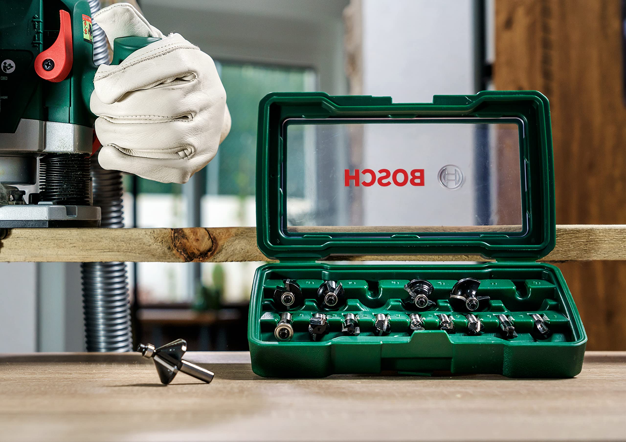 Bosch Set 15 Frese Legno codolo 1/4" metallo duro
