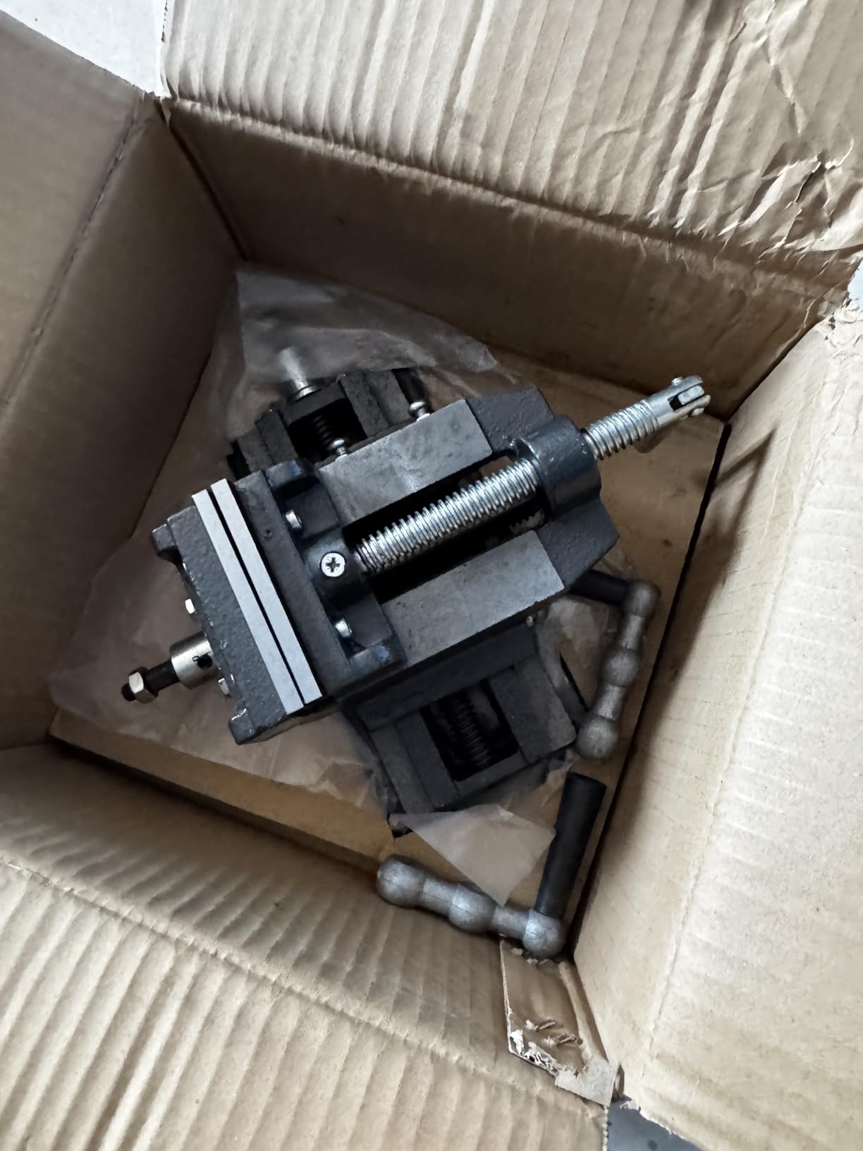 Wiltec Morsa Croce Trapano 150mm 2 Assi XY