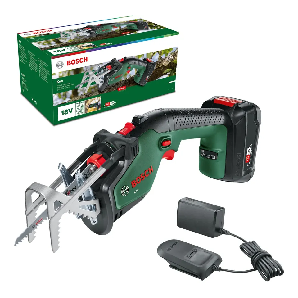 Bosch Keo Sega da Giardino 18V 80 mm con Batteria 2,0 Ah
