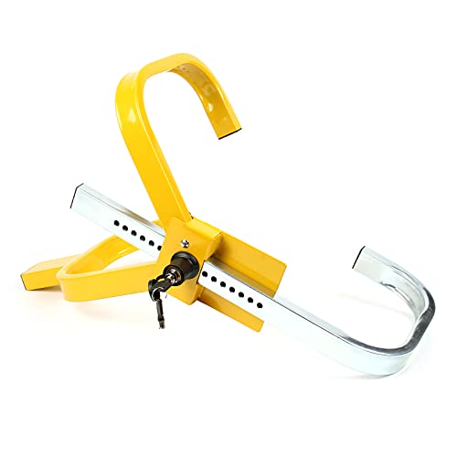 Wiltec ganascia blocca ruota 13-15" gialla 330-381 mm