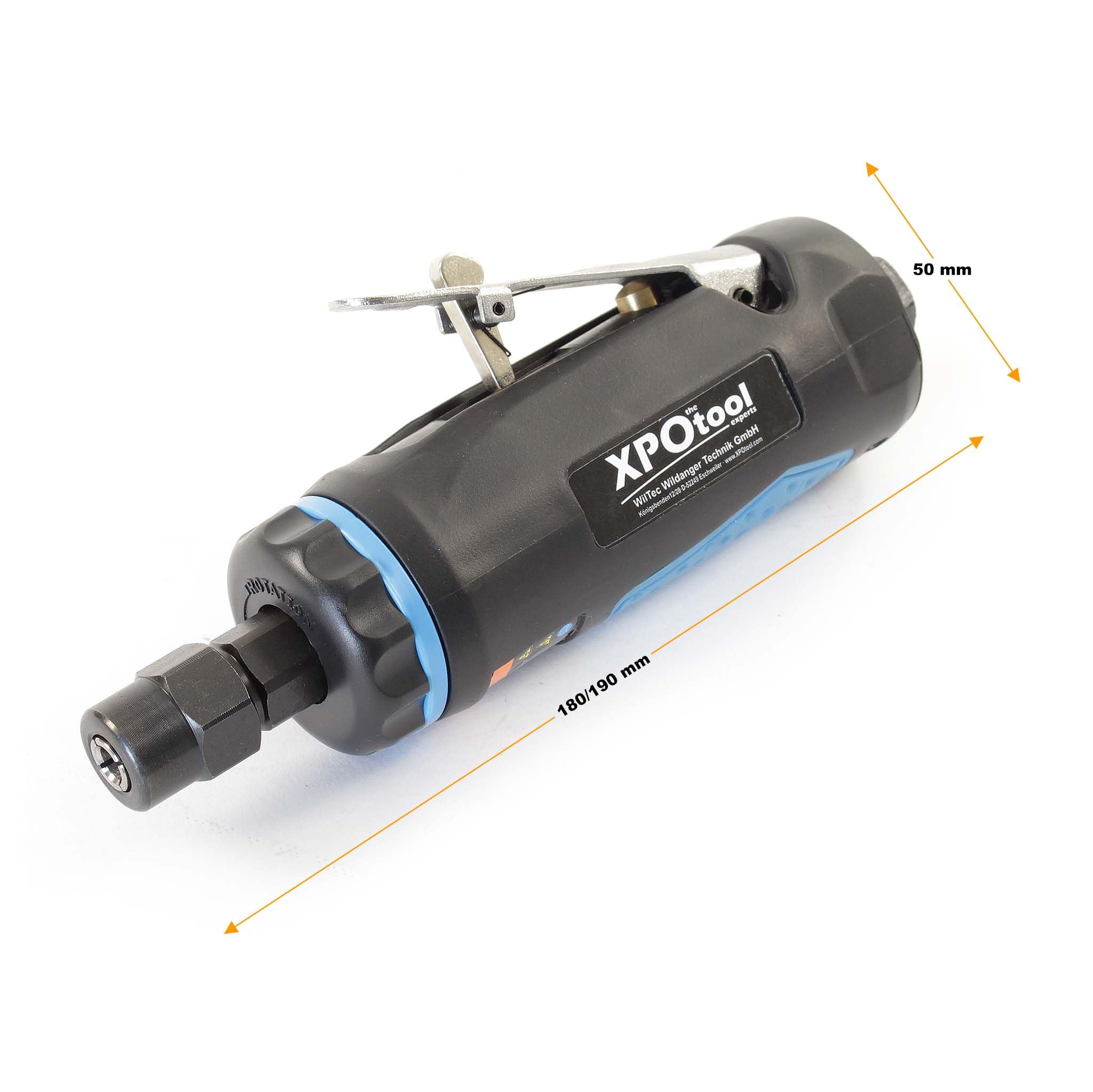 Wiltec XPOtool smerigliatrice pneumatica dritta 168 mm