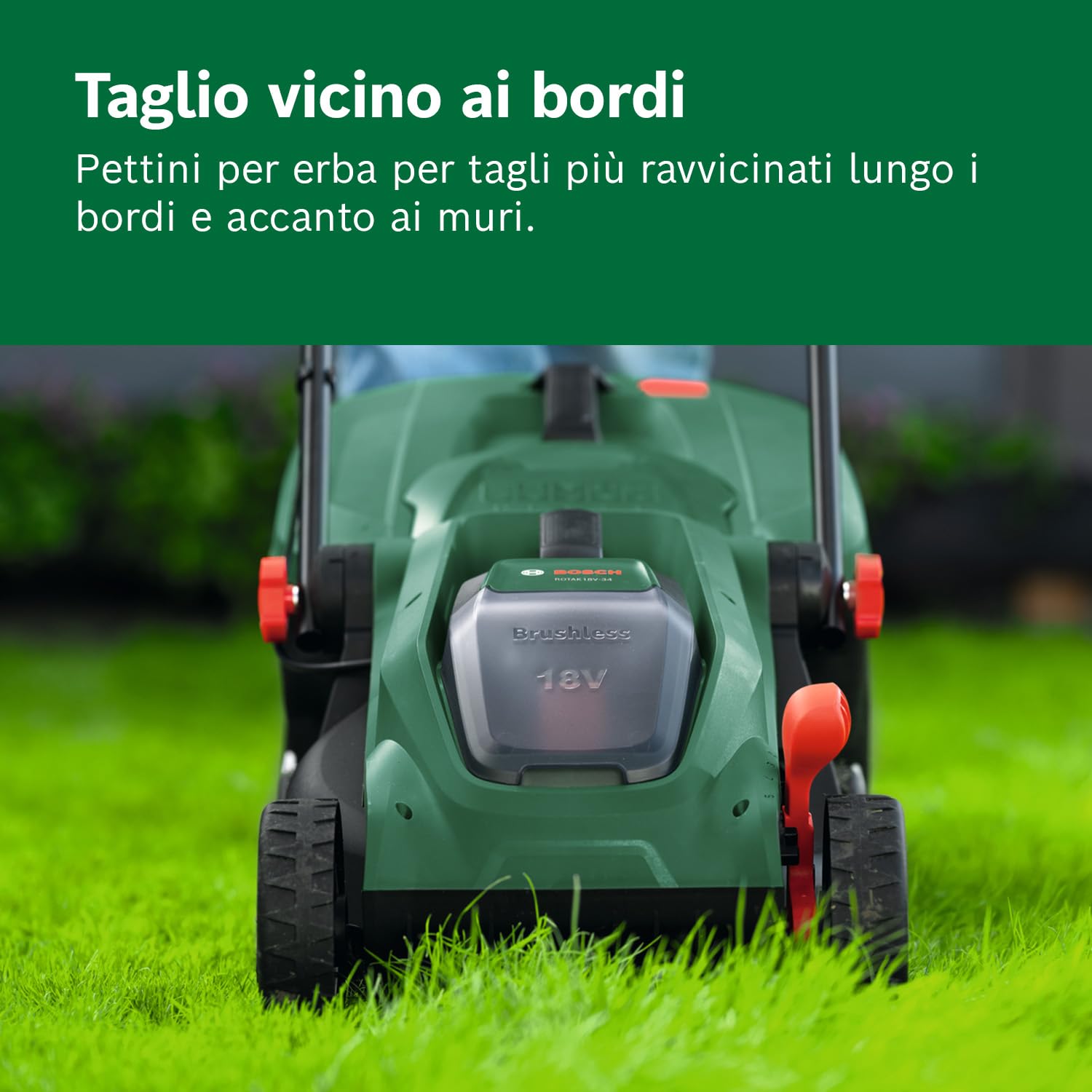 Bosch Rotak 18V-34 Rasaerba Batteria 34 cm senza Batteria