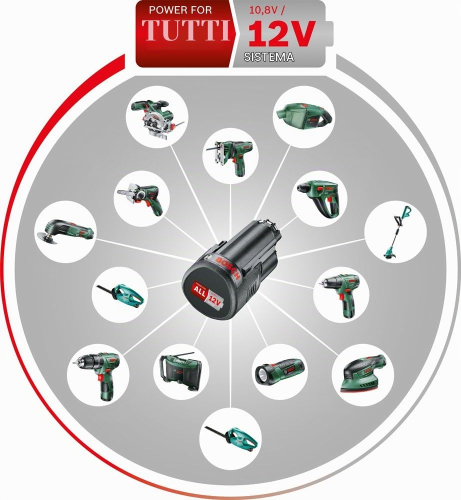 Bosch EasyVac 12 aspirapolvere portatile 12V Kit 1 batteria