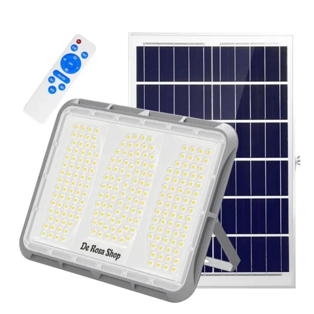 DE ROSA SHOP Faretto solare 600W 150 LED con sensore