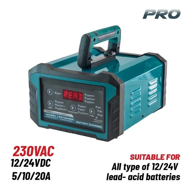Bormann Pro caricabatterie avviatore auto 12/24V 350Ah