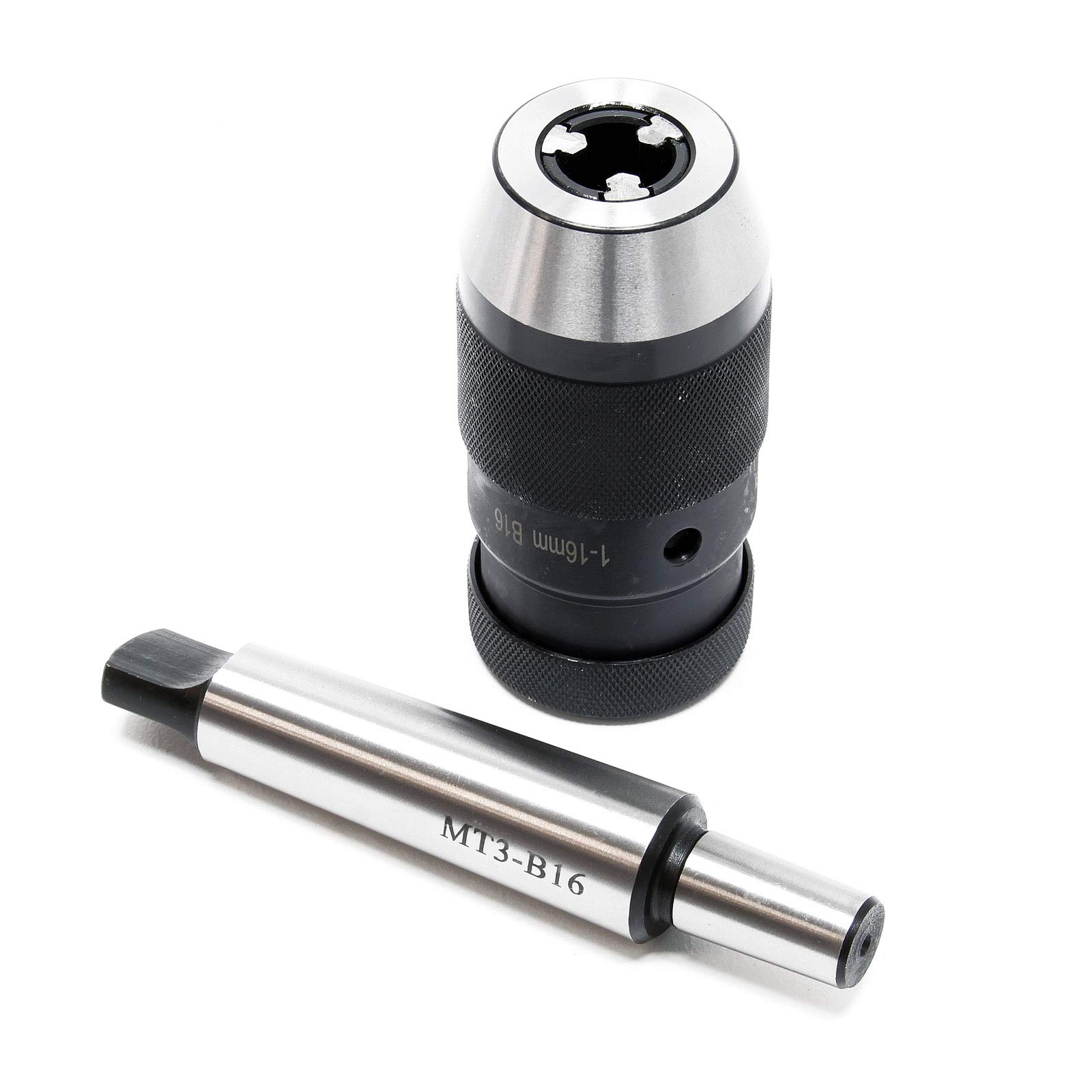 Wiltec mandrino autoserrante MT3-B16 16 mm 1-16 mm cono morse