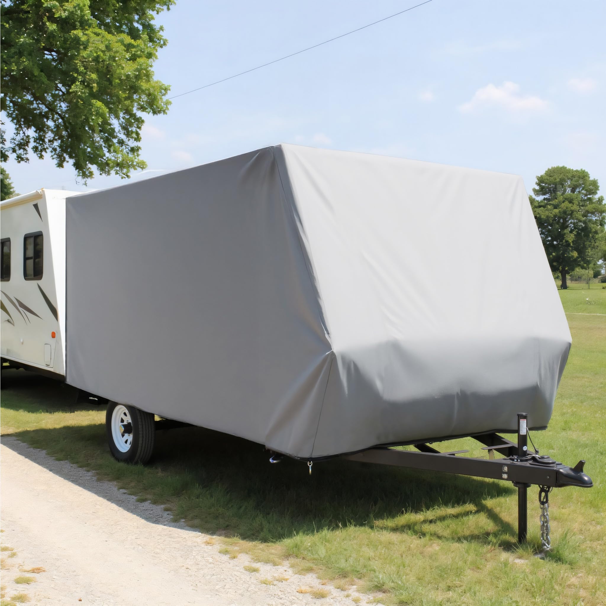 Wiltec Telo Copri Caravan 580x225x220cm da Esterno