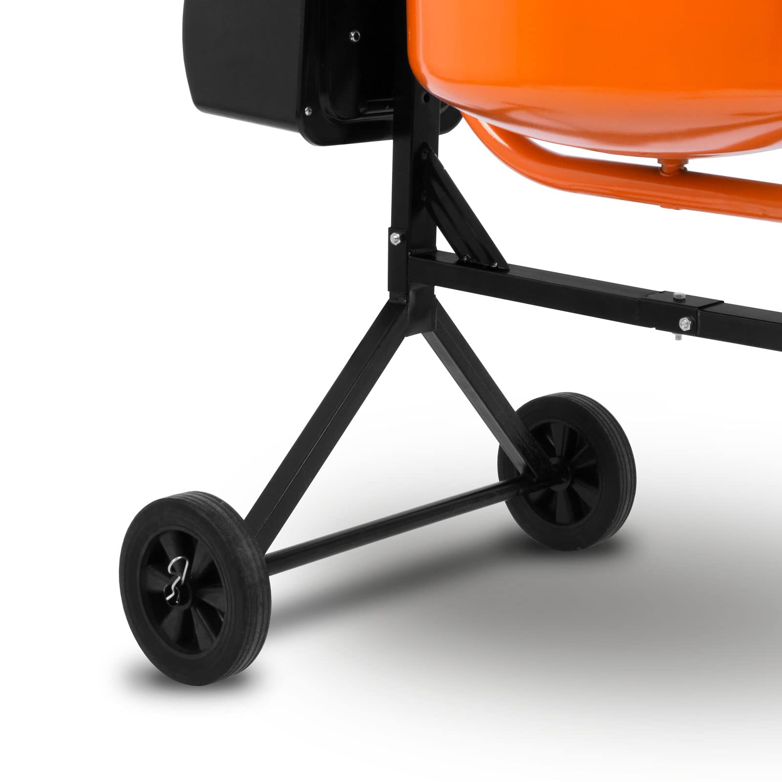 EBERTH Betoniera Elettrica 140 Litri 550W Tamburo Ghisa