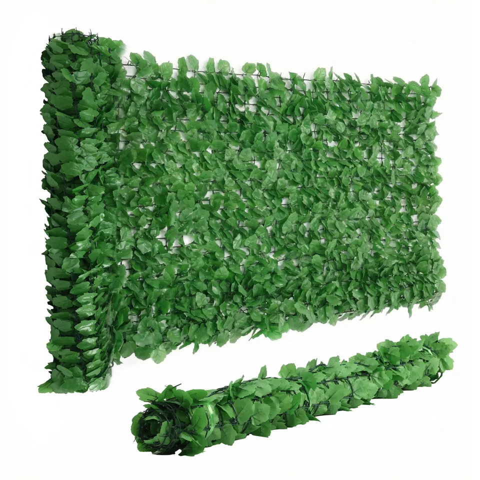 Wiltec Siepe artificiale edera 300x150 cm frangivista