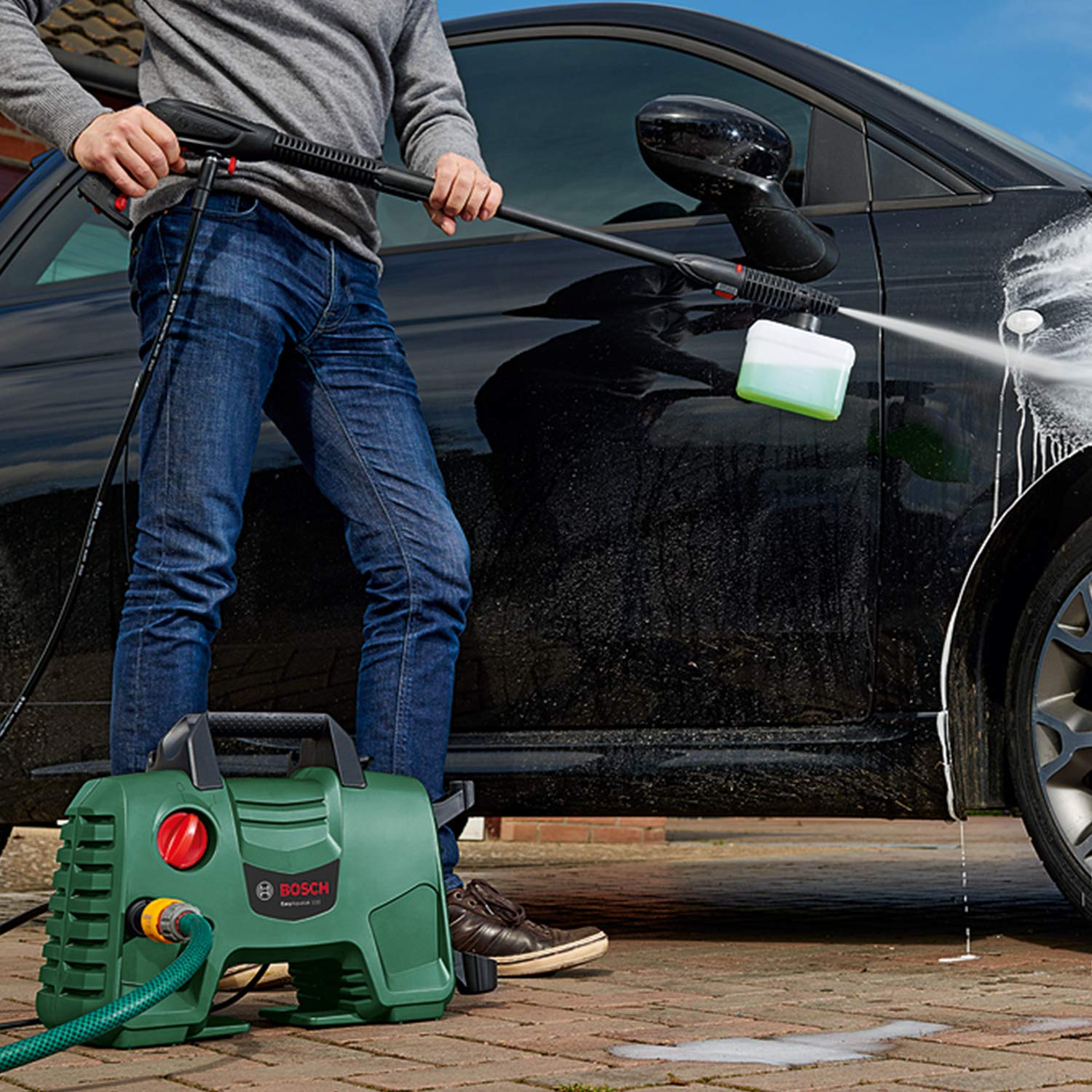 Bosch EasyAquatak 110 idropulitrice 110 bar 1300W verde