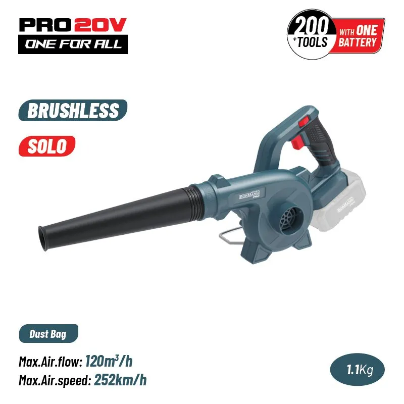 Bormann Pro Soffiatore batteria 20V 252km/h Solo