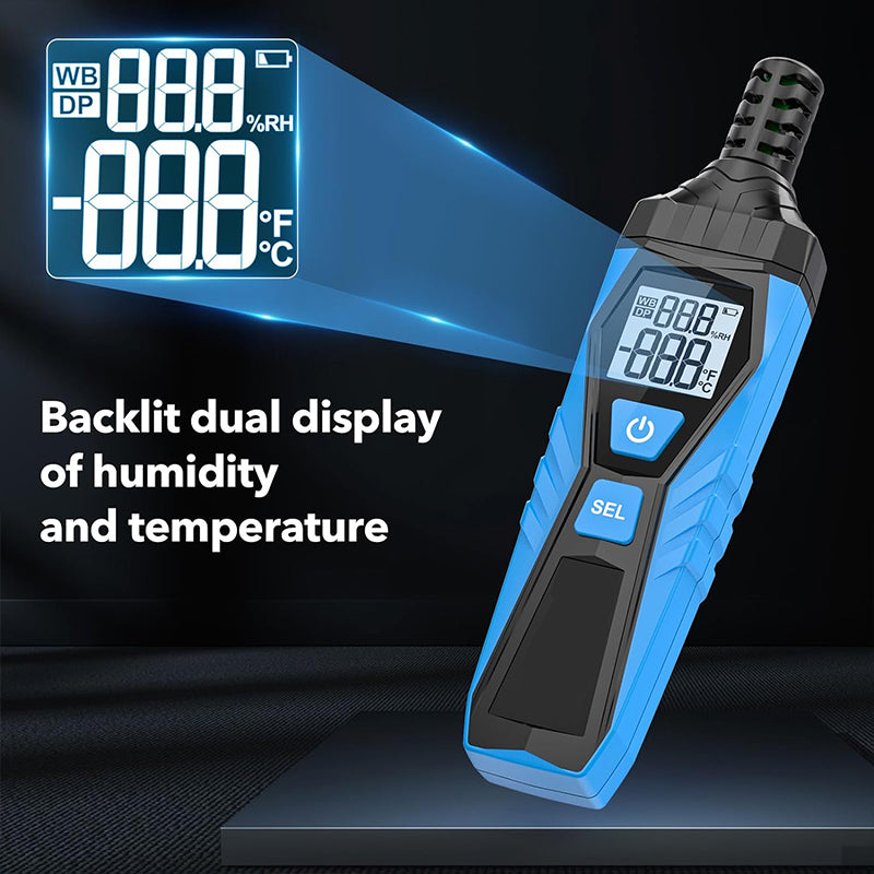 Tilswall Termoigrometro Digitale Misuratore Temperatura Umidità 2in1