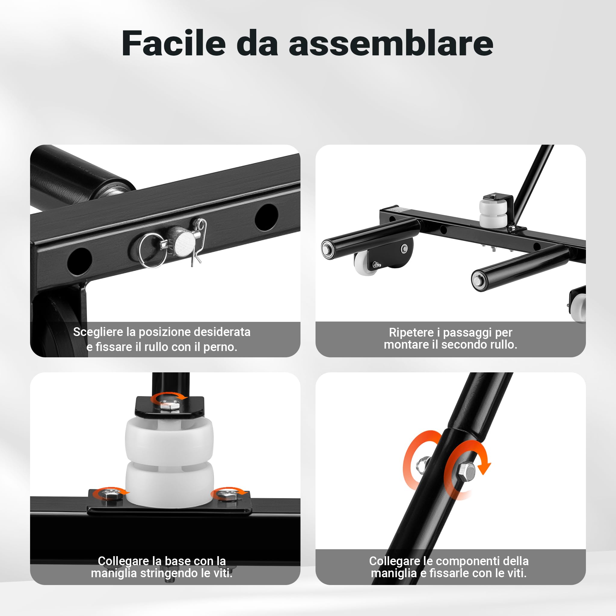 XPOtool Carrello Smontagomme Acciaio 250 kg 6,5-22,5"