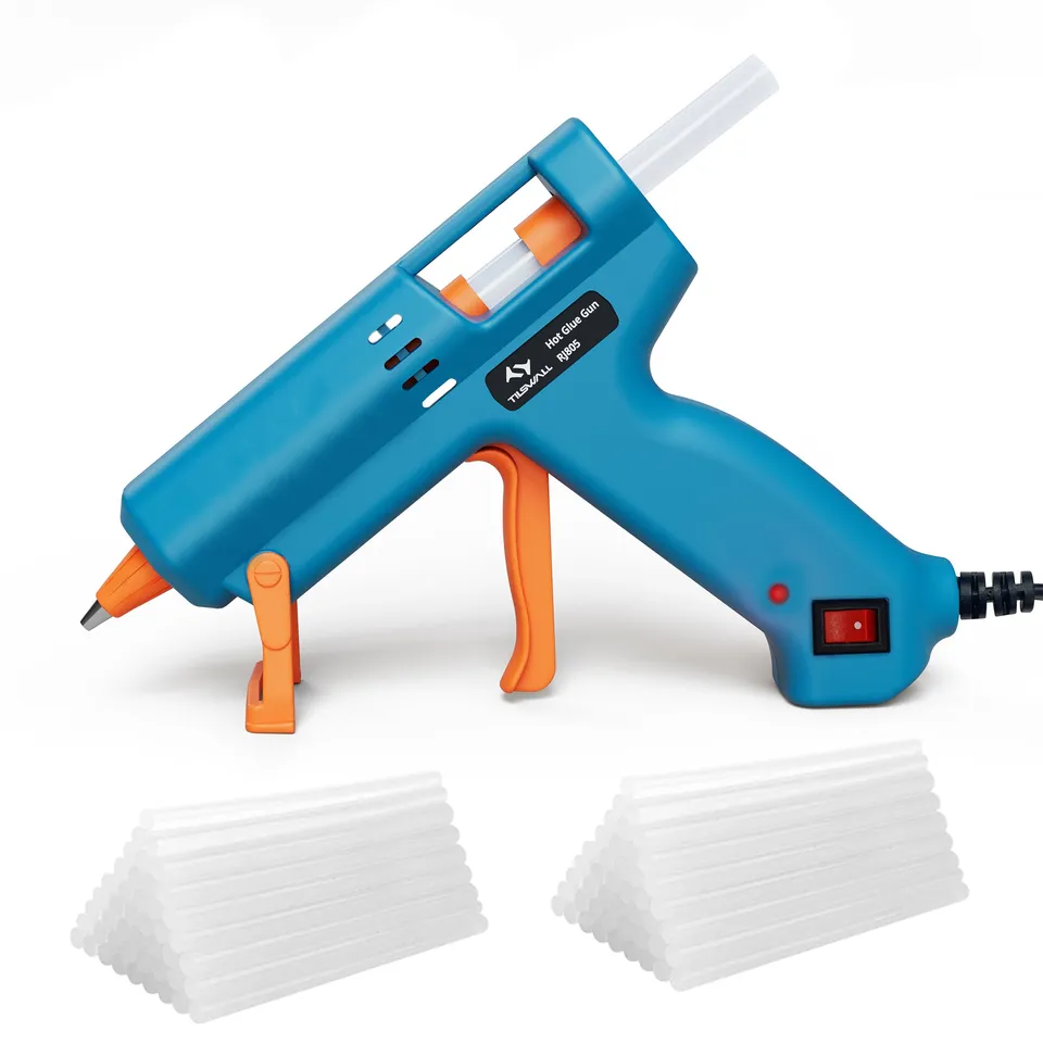 Tilswall Pistola Colla a Caldo 50W con 75 Stick 7mm