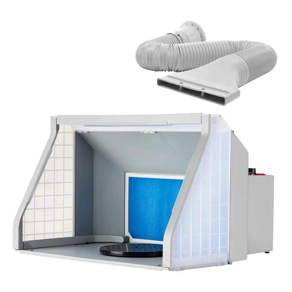 Wiltec Cabina Verniciatura 9 m³/min LED Doppia Ventola