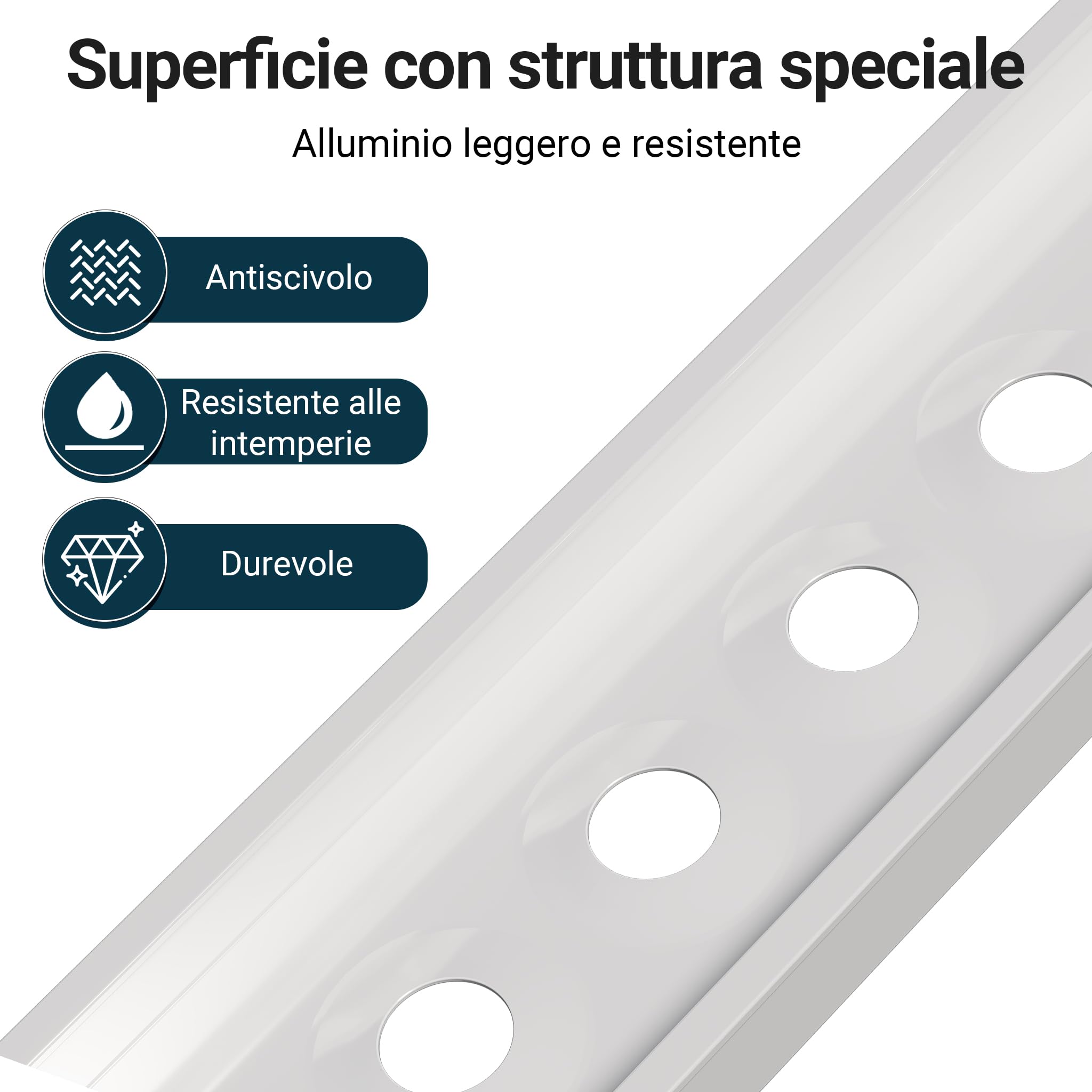 Wiltec rampa di carico 192 cm alluminio fino a 182 kg moto quad