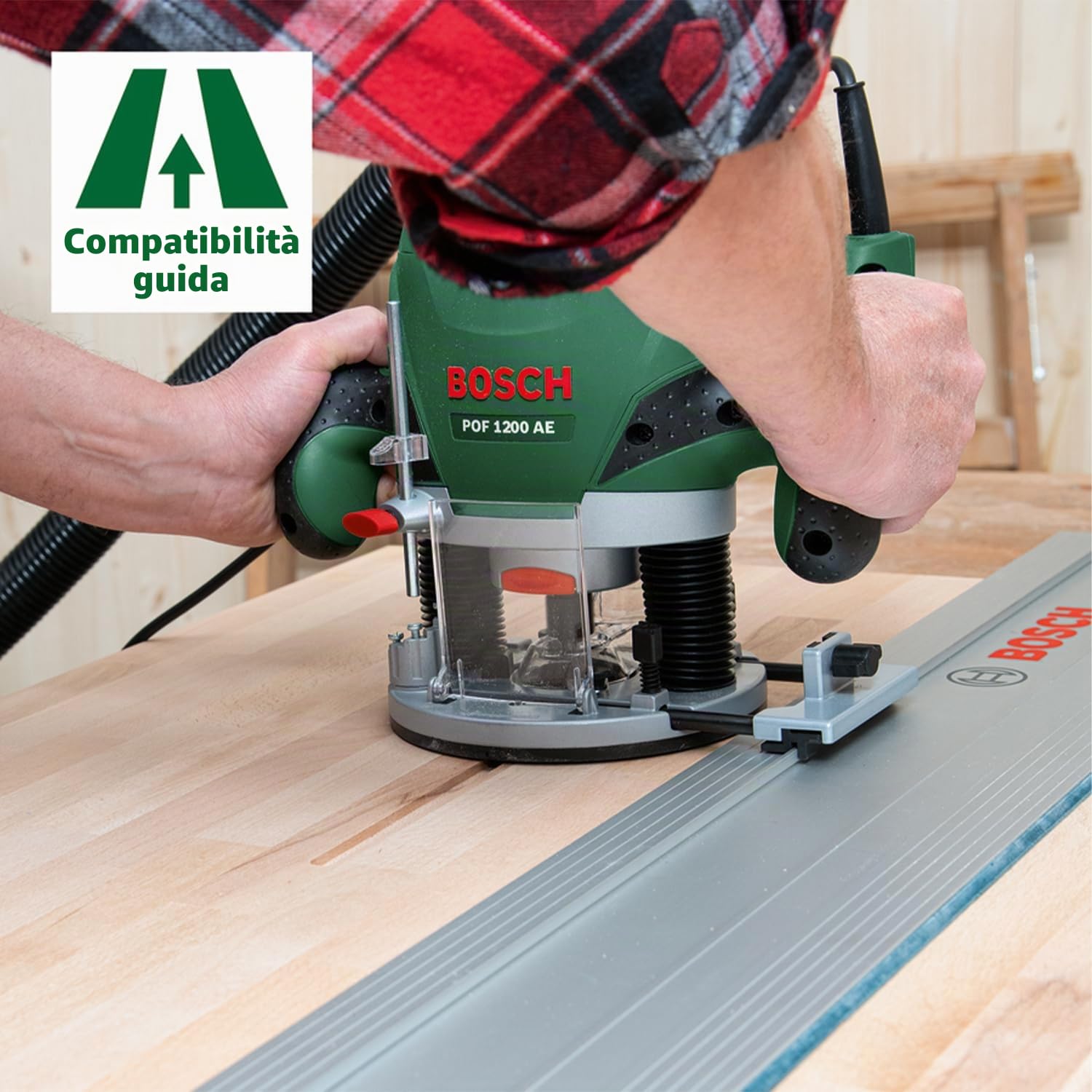 Bosch POF 1200 AE Fresatrice Verticale 1200W 230V