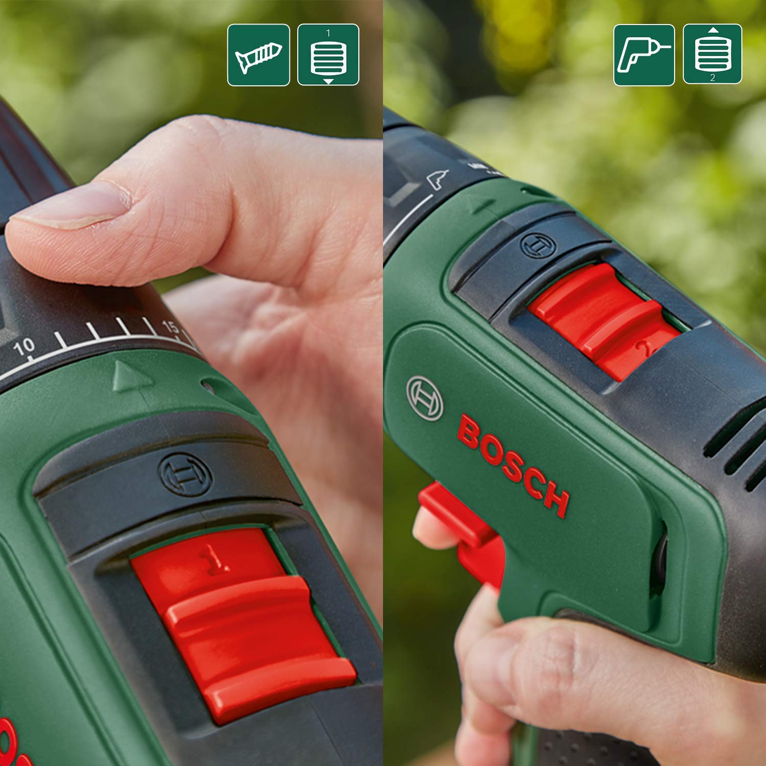 Bosch EasyDrill 1200 trapano avvitatore 12V set premium 1 batteria